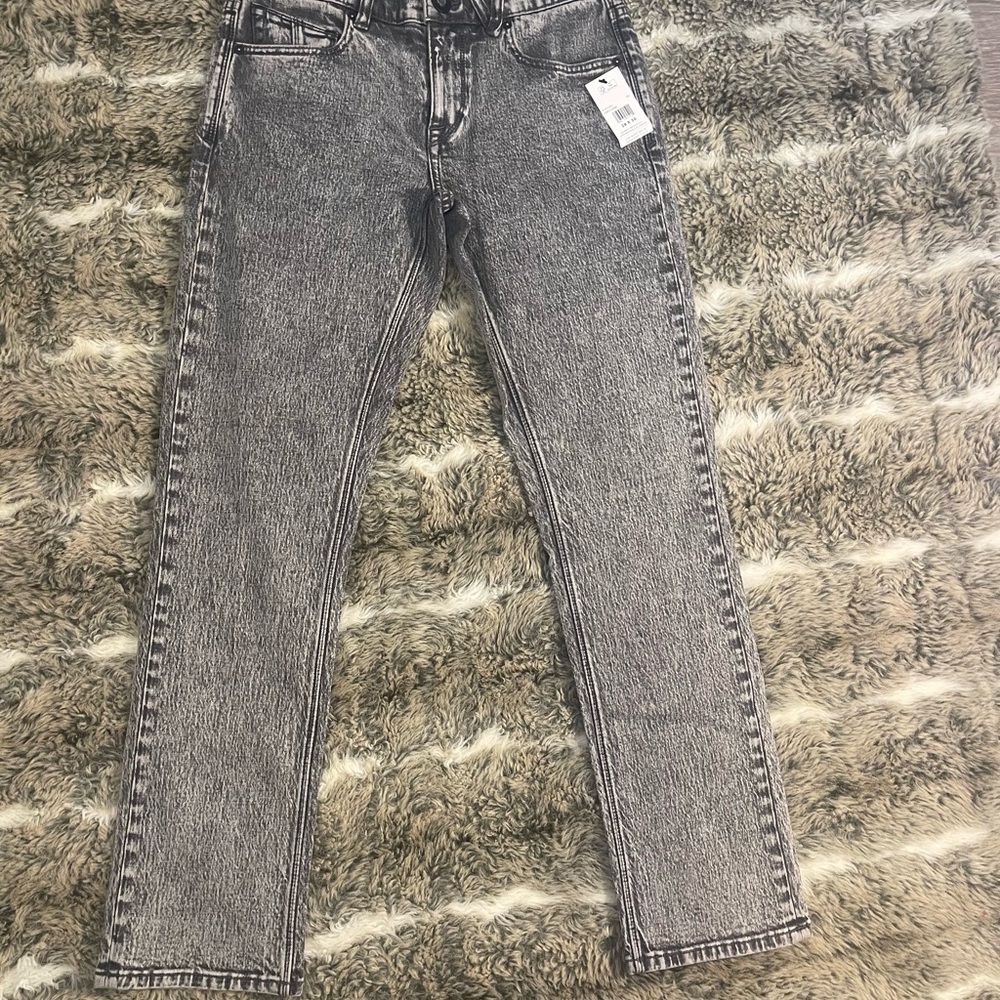 RtA Gray Straight Leg Jeans